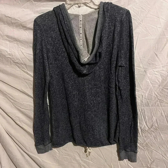 Roxy women’s navy blue 1/2 zip hoodie - Picture 6 of 6